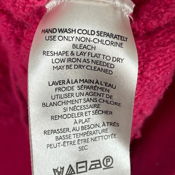 Free People Large Sweater Found My Friend Bouclé Pullover Pink Bobble 3D Knit - Picture 4 of 9